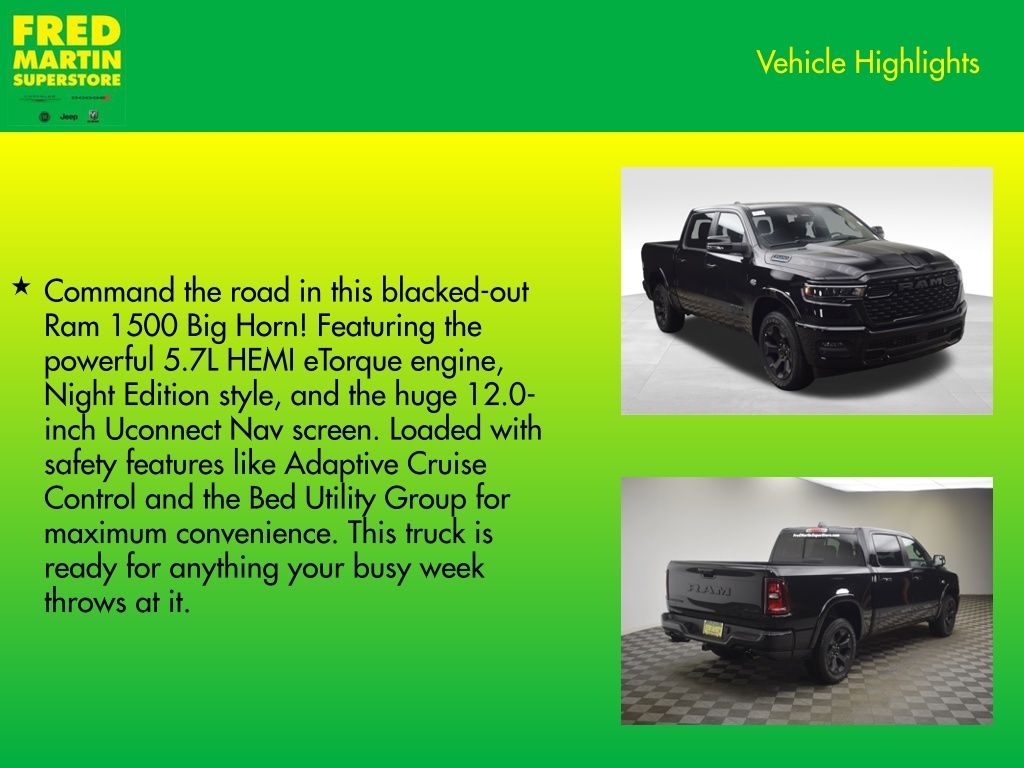 new 2026 Ram 1500 car, priced at $54,813