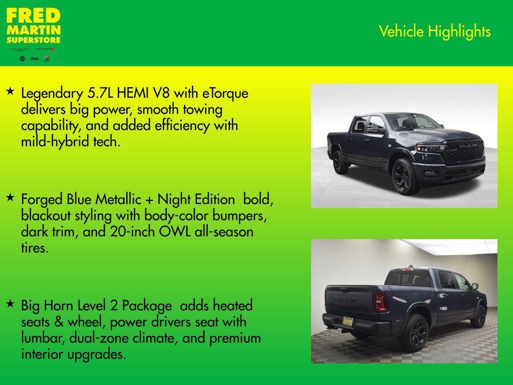 new 2026 Ram 1500 car, priced at $56,639