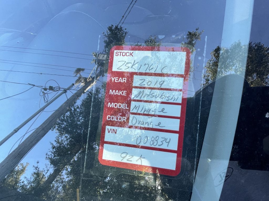 used 2019 Mitsubishi Mirage car, priced at $7,991