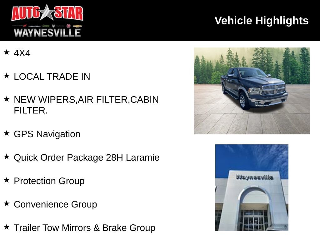 used 2015 Ram 1500 car, priced at $20,400