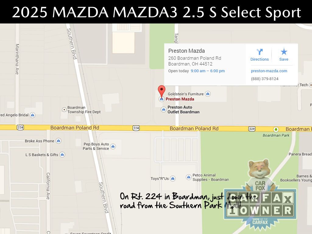 used 2025 Mazda Mazda3 car, priced at $25,990