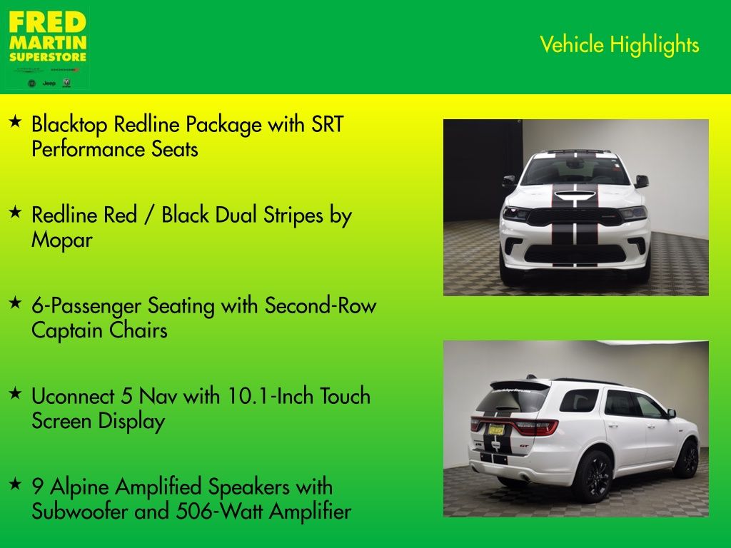 new 2026 Dodge Durango car, priced at $49,980