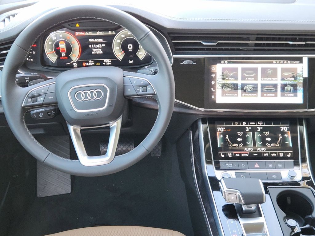 new 2025 Audi Q8 car, priced at $86,615