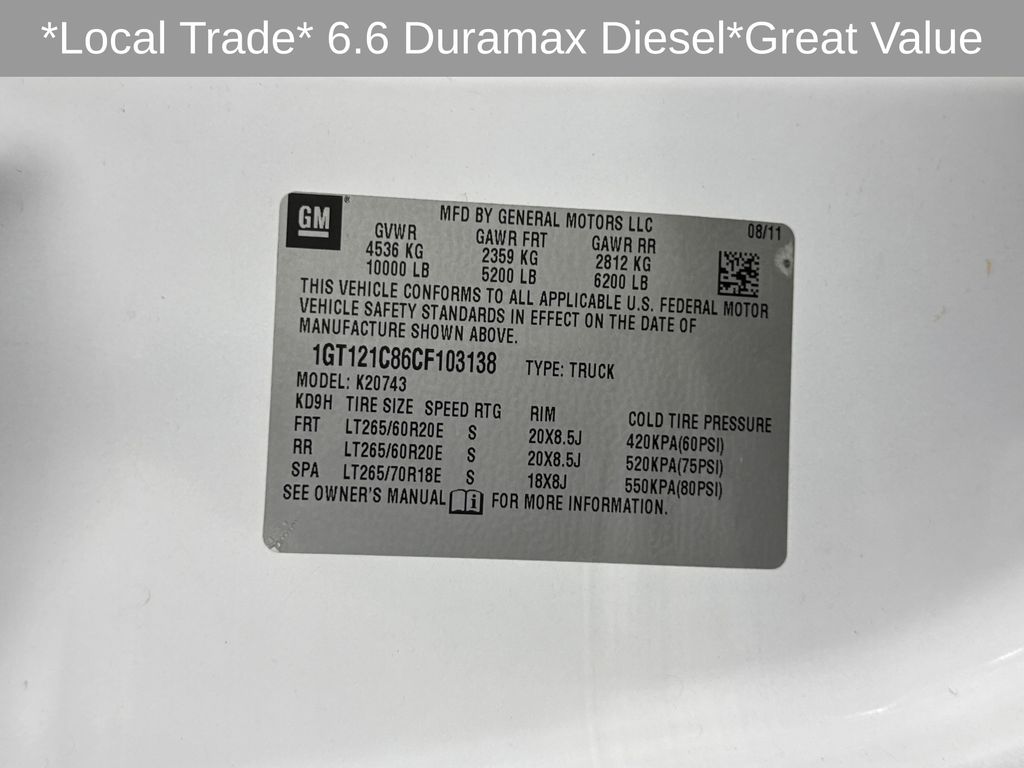 used 2012 GMC Sierra 2500HD car, priced at $24,997