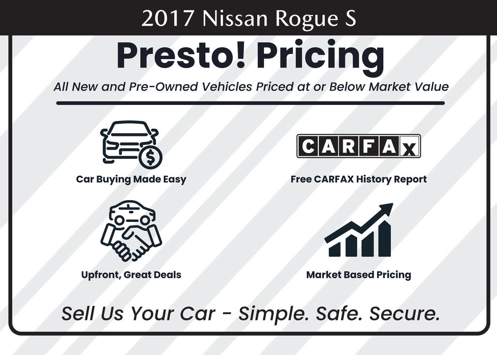 used 2017 Nissan Rogue car, priced at $10,980