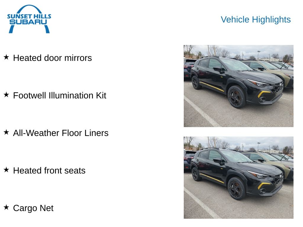 new 2025 Subaru Crosstrek car, priced at $29,602