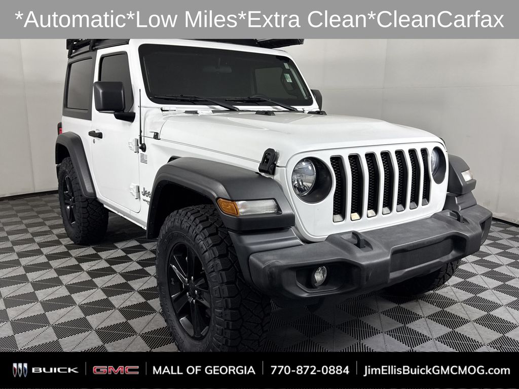 used 2021 Jeep Wrangler car, priced at $27,697