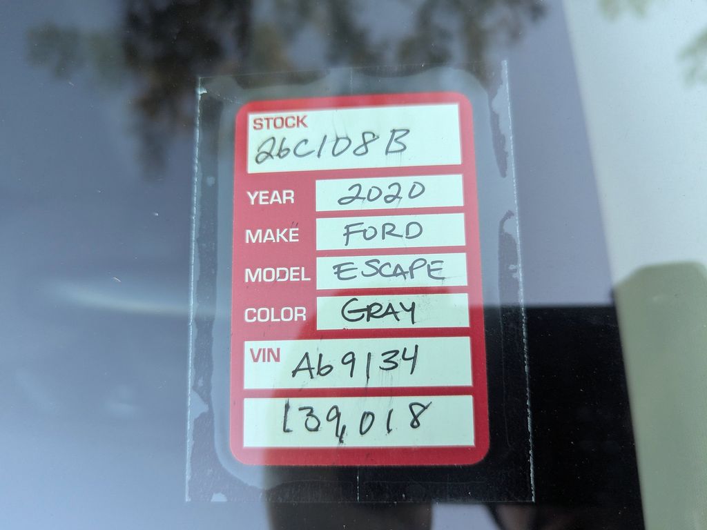 used 2020 Ford Escape car, priced at $9,991