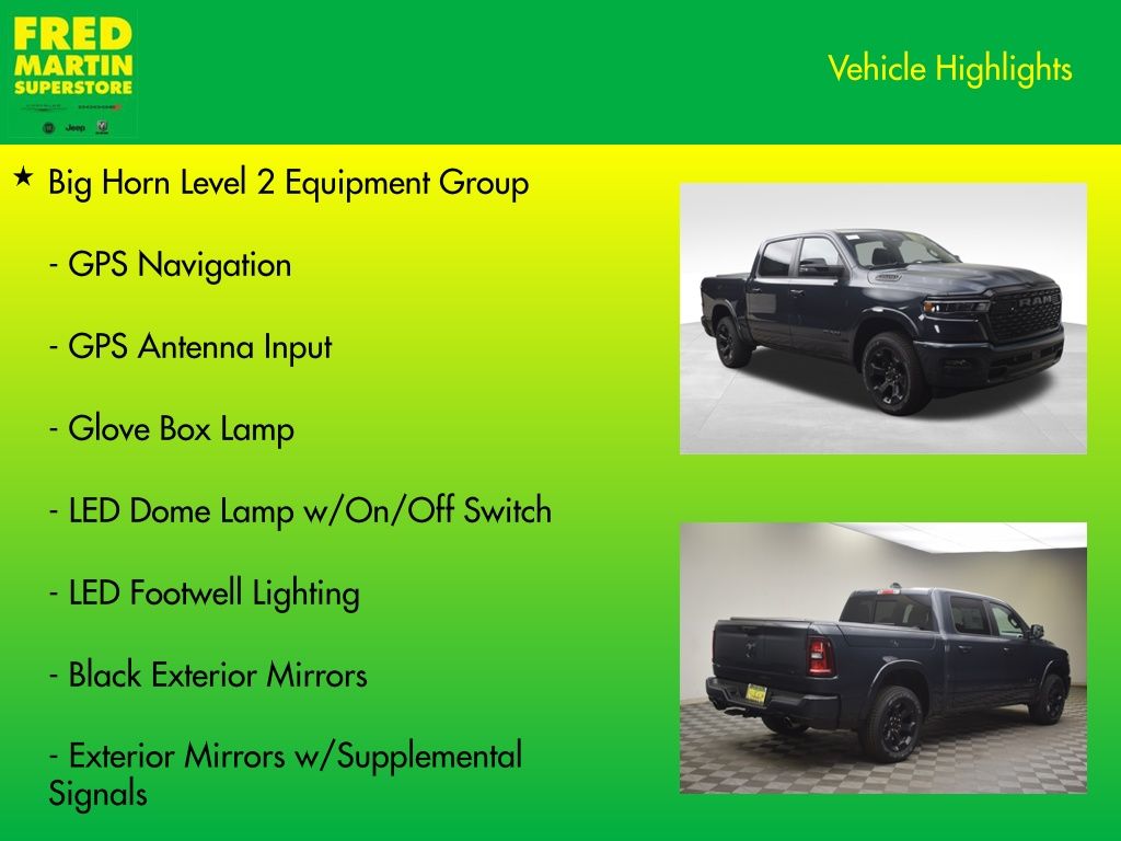 new 2026 Ram 1500 car, priced at $50,611
