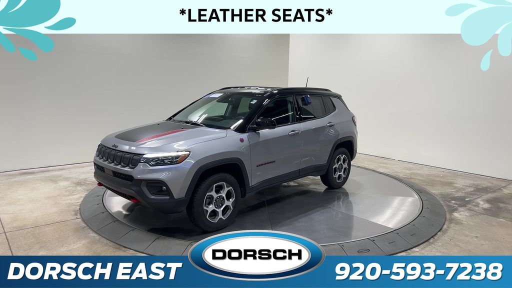 used 2022 Jeep Compass car, priced at $23,455