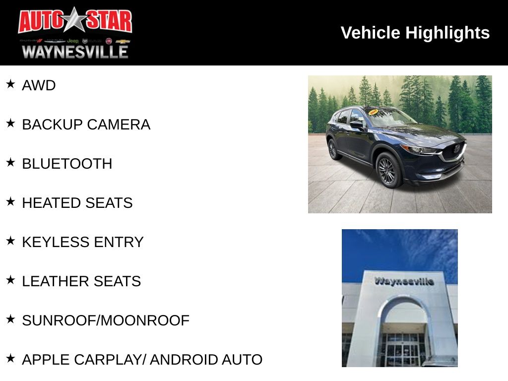 used 2021 Mazda CX-5 car, priced at $16,900