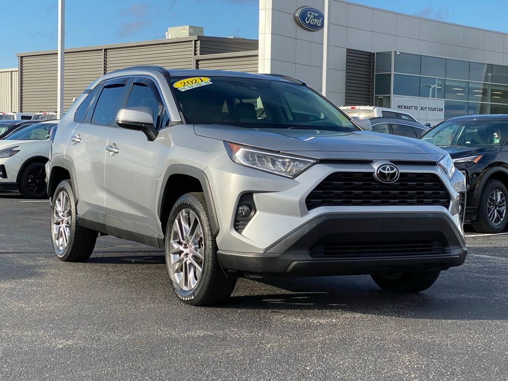 used 2021 Toyota RAV4 car, priced at $24,000