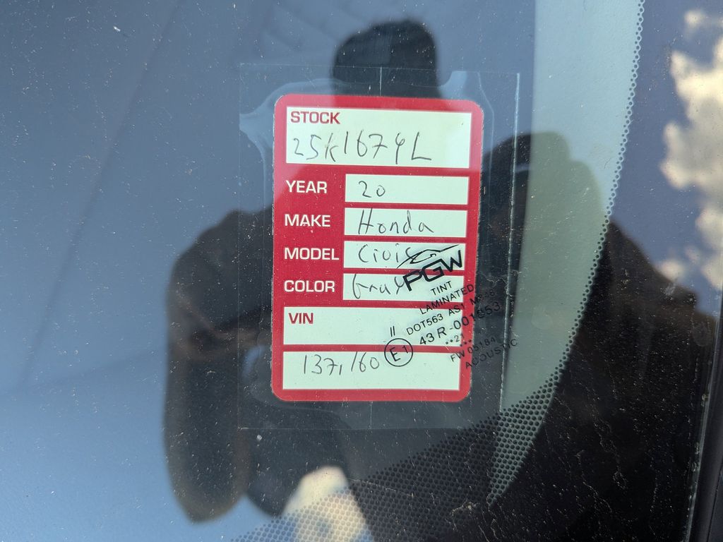 used 2020 Honda Civic car, priced at $13,291