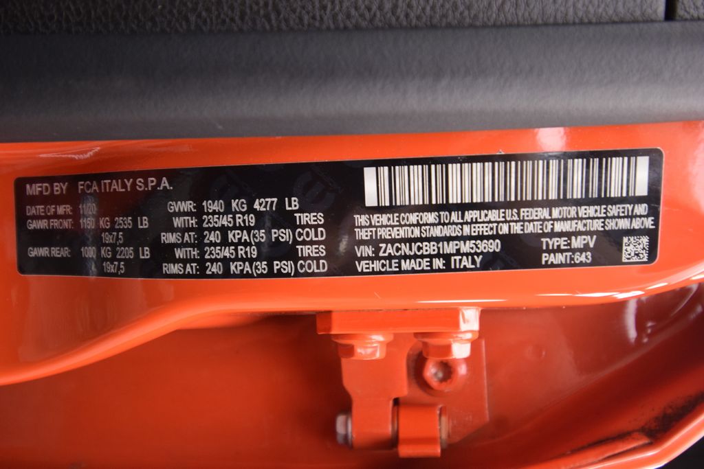 used 2021 Jeep Renegade car, priced at $17,000