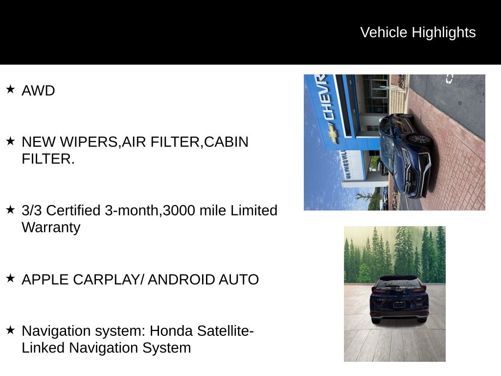 used 2022 Honda CR-V car, priced at $27,985