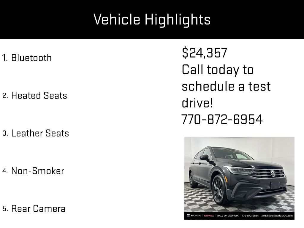 used 2024 Volkswagen Tiguan car, priced at $24,357