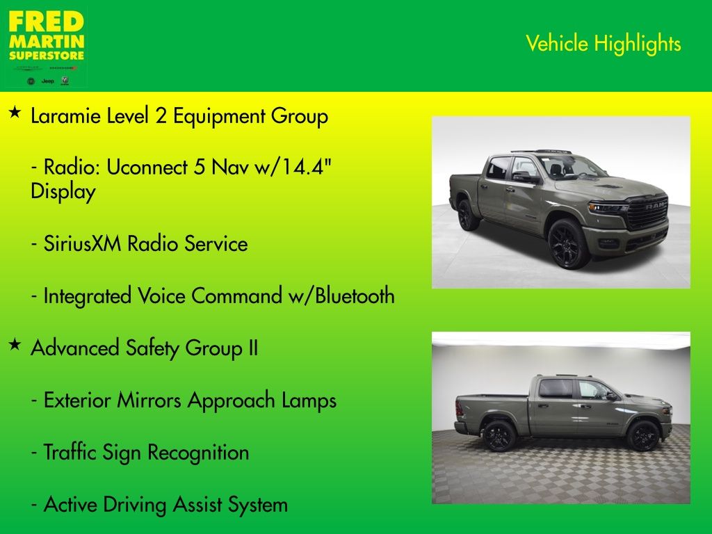 new 2026 Ram 1500 car, priced at $68,983