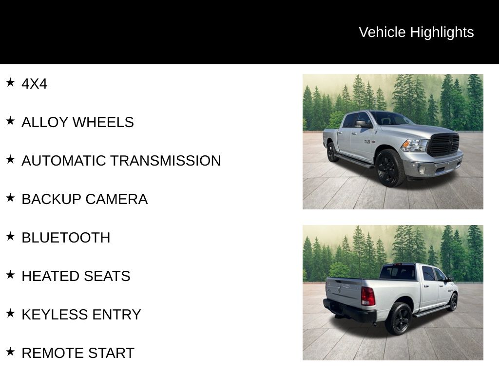 used 2018 Ram 1500 car, priced at $26,450