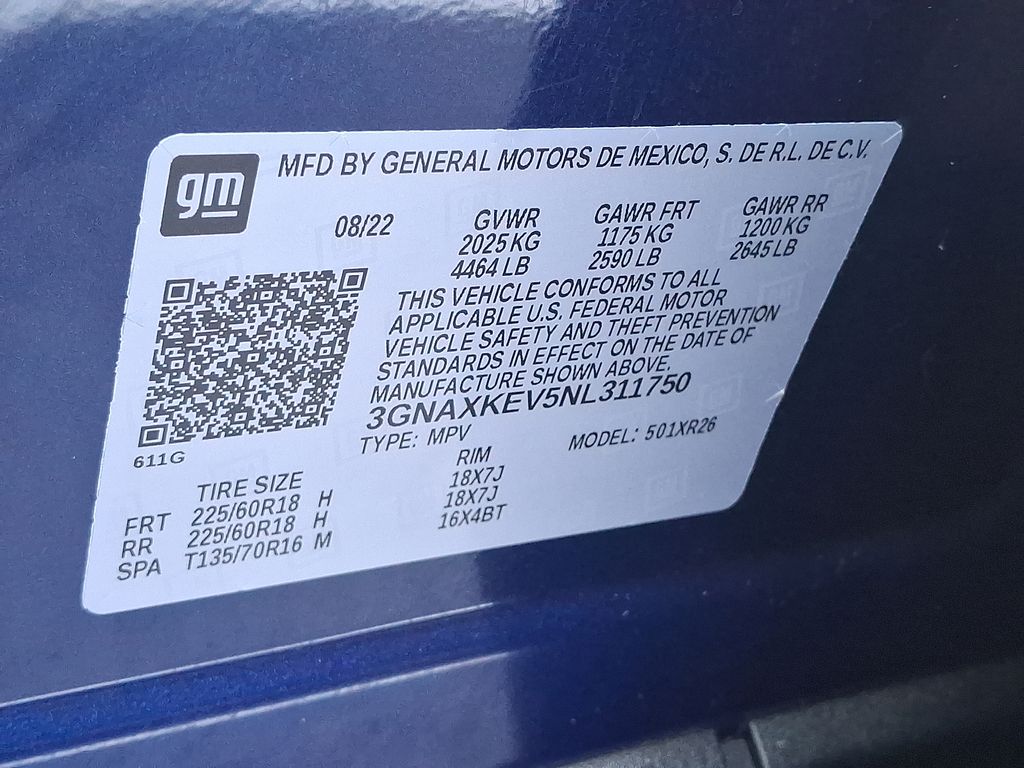 used 2022 Chevrolet Equinox car, priced at $20,995