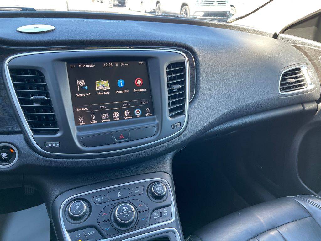 used 2015 Chrysler 200 car, priced at $12,500