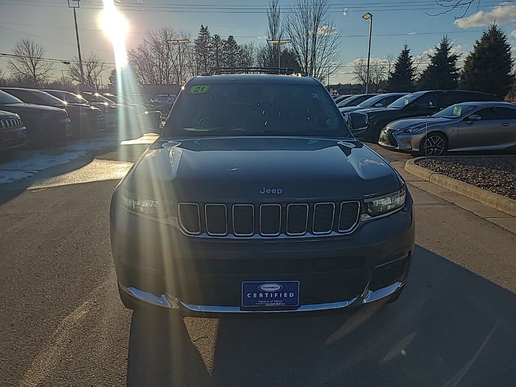 used 2021 Jeep Grand Cherokee L car, priced at $30,927