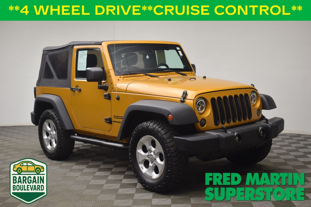 used 2014 Jeep Wrangler car, priced at $11,695
