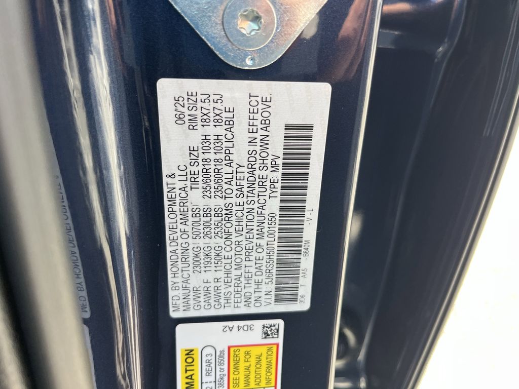 new 2026 Honda CR-V Hybrid car, priced at $35,605