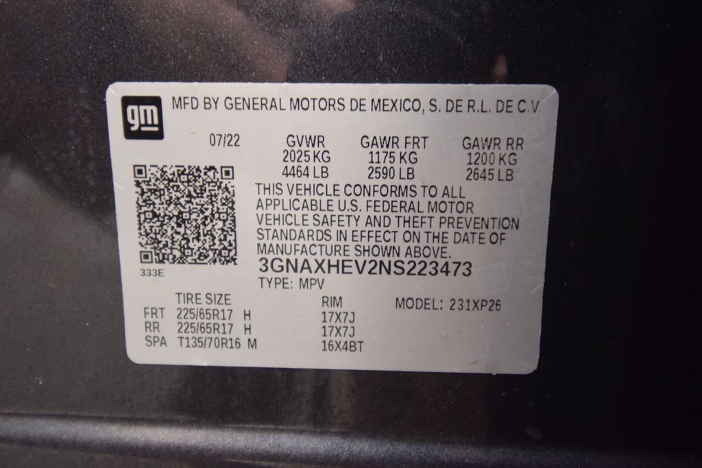 used 2022 Chevrolet Equinox car, priced at $20,300