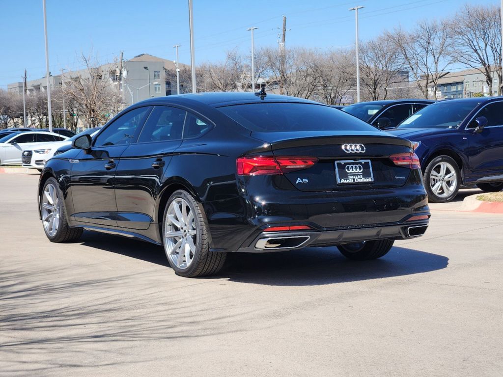 new 2025 Audi A5 Sportback car, priced at $52,575
