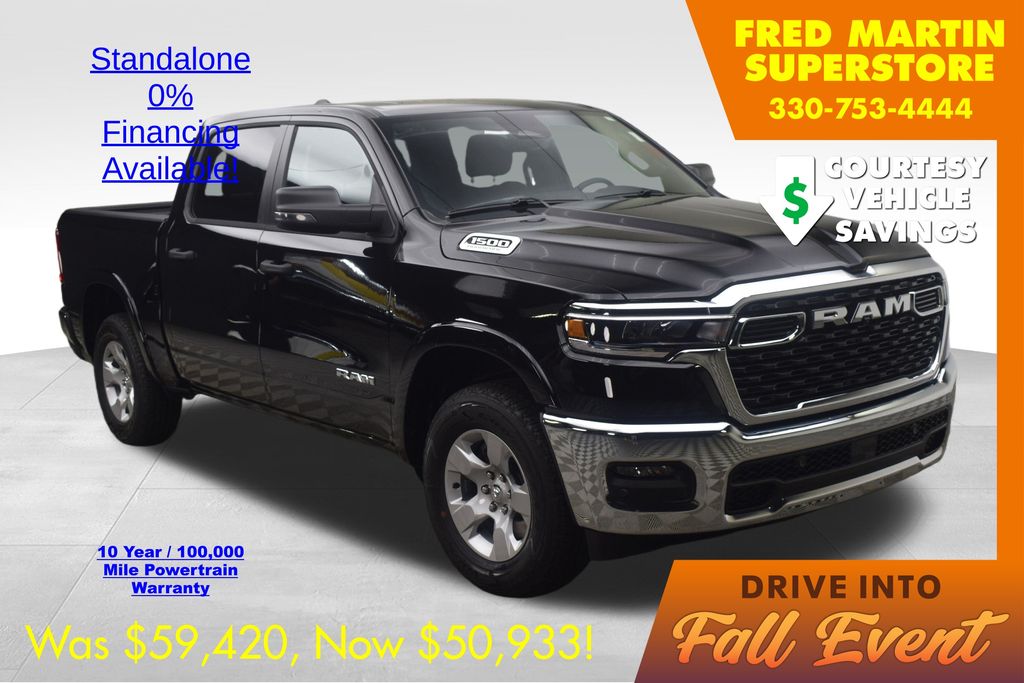 new 2026 Ram 1500 car, priced at $50,933