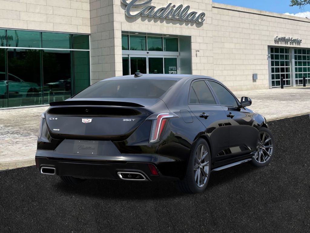 new 2025 Cadillac CT4 car, priced at $48,035