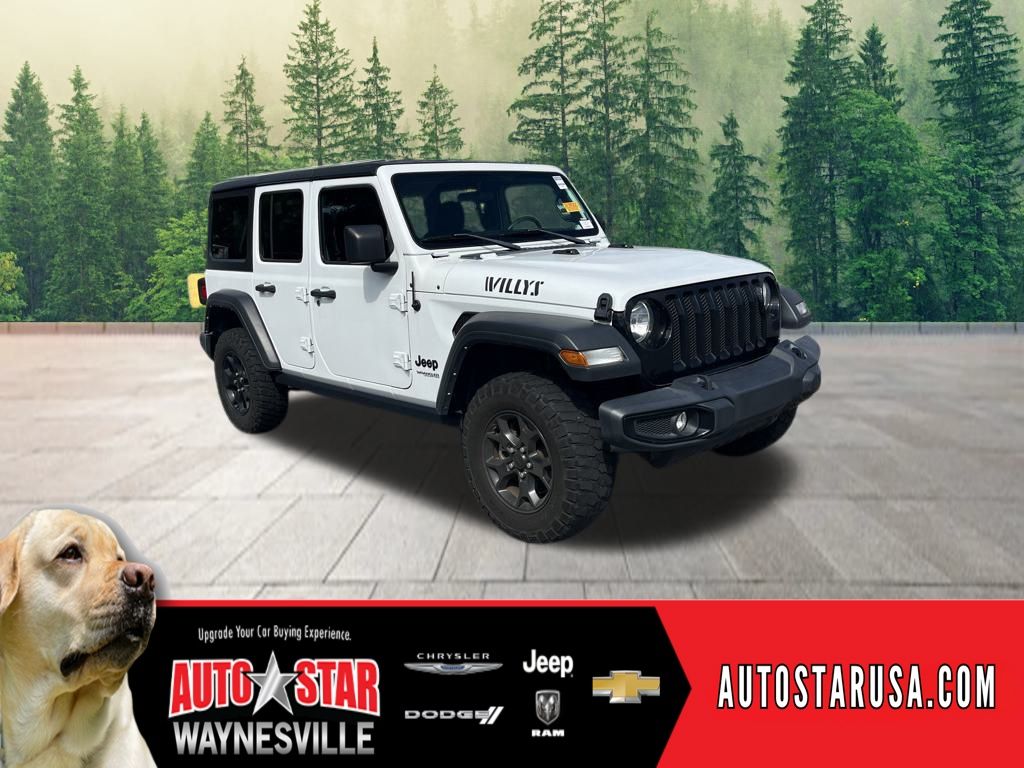 used 2022 Jeep Wrangler car, priced at $33,499