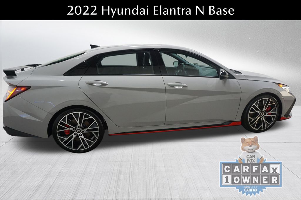 used 2022 Hyundai Elantra N car, priced at $27,632