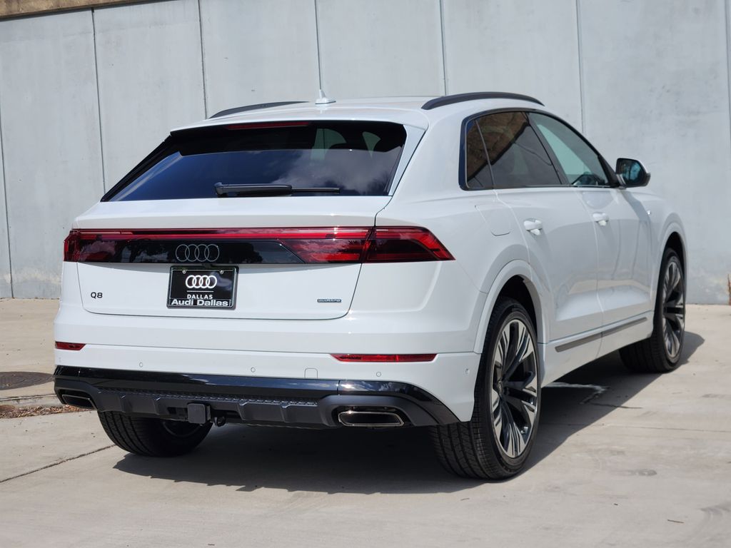 new 2025 Audi Q8 car, priced at $85,215