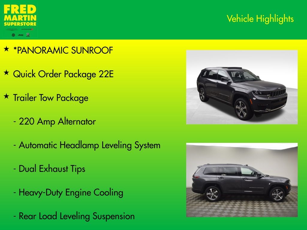 new 2025 Jeep Grand Cherokee L car, priced at $45,752