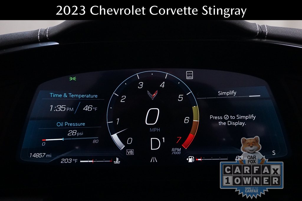 used 2023 Chevrolet Corvette car, priced at $79,995