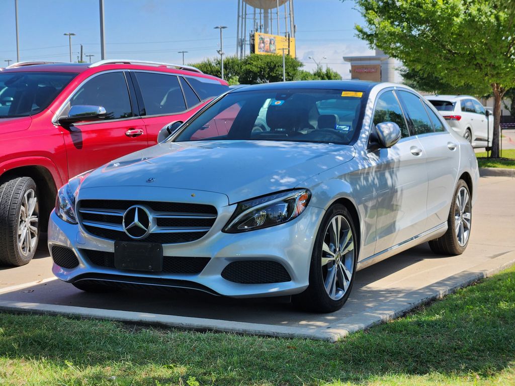 used 2018 Mercedes-Benz C-Class car, priced at $22,971