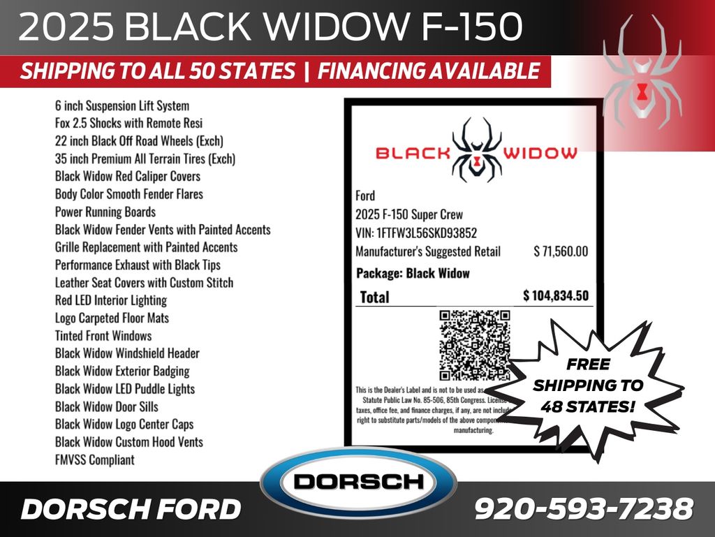 new 2025 Ford F-150 car, priced at $99,335