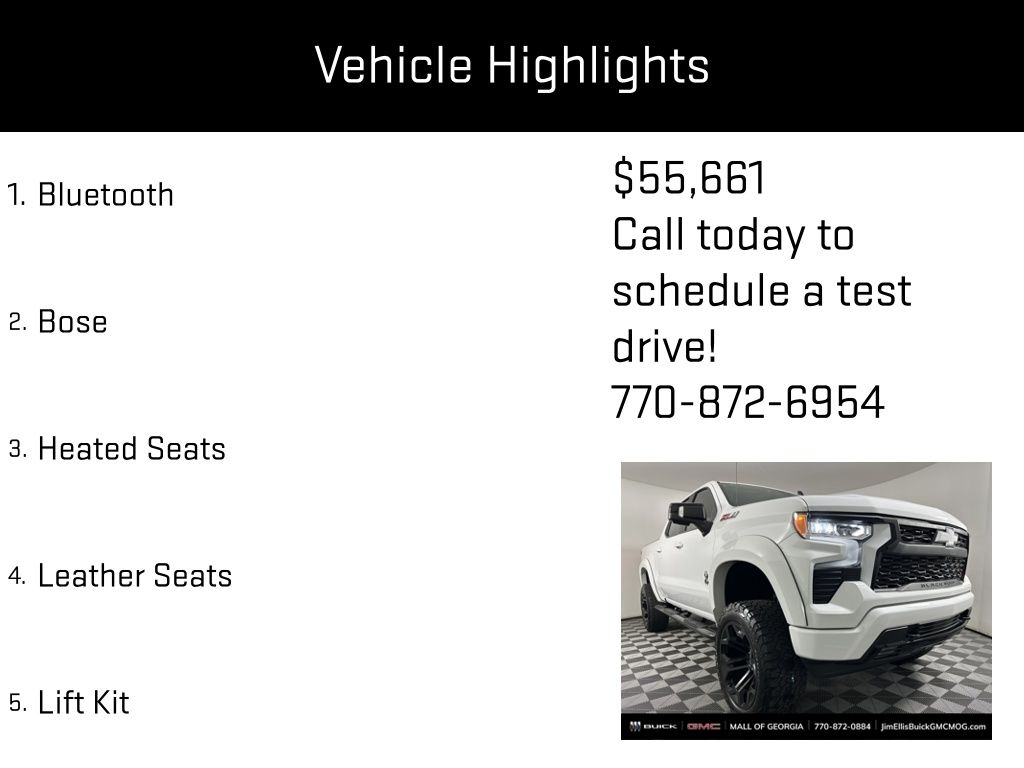 used 2023 Chevrolet Silverado 1500 car, priced at $55,661
