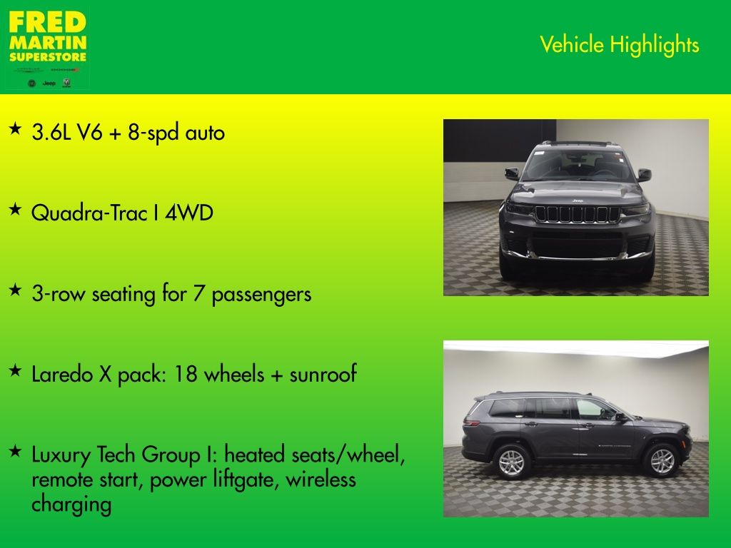 new 2025 Jeep Grand Cherokee L car, priced at $40,360