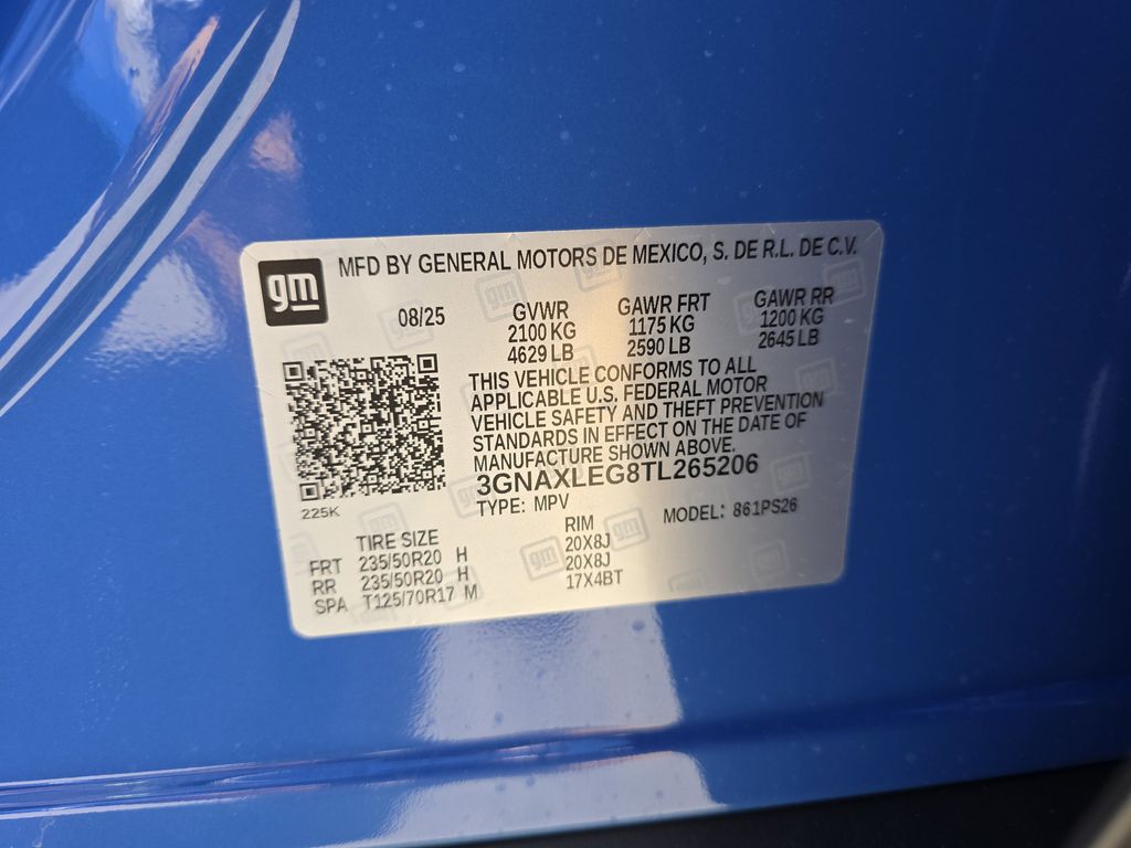 new 2026 Chevrolet Equinox car, priced at $30,495