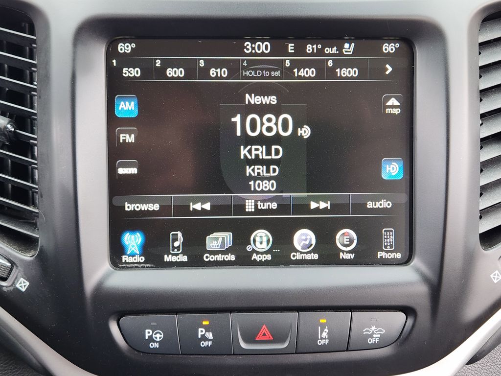used 2017 Jeep Cherokee car, priced at $17,691