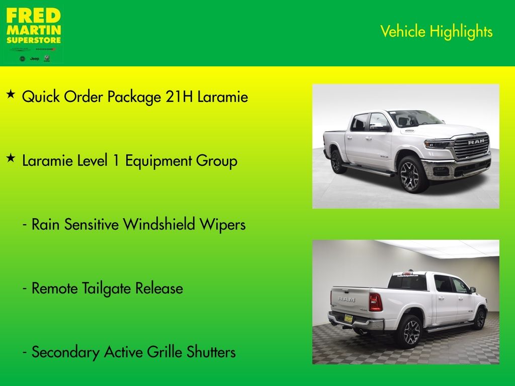 new 2026 Ram 1500 car, priced at $63,925