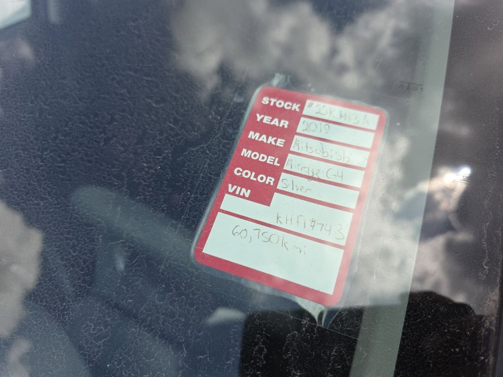 used 2019 Mitsubishi Mirage G4 car, priced at $8,993