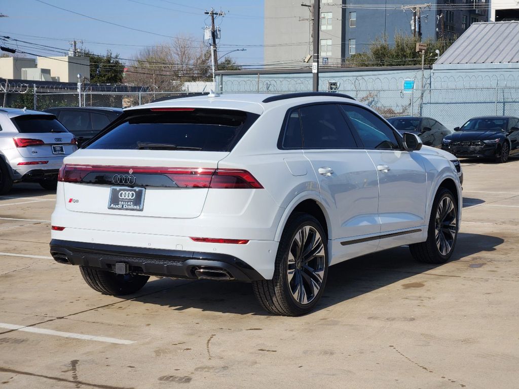 new 2025 Audi Q8 car, priced at $86,615