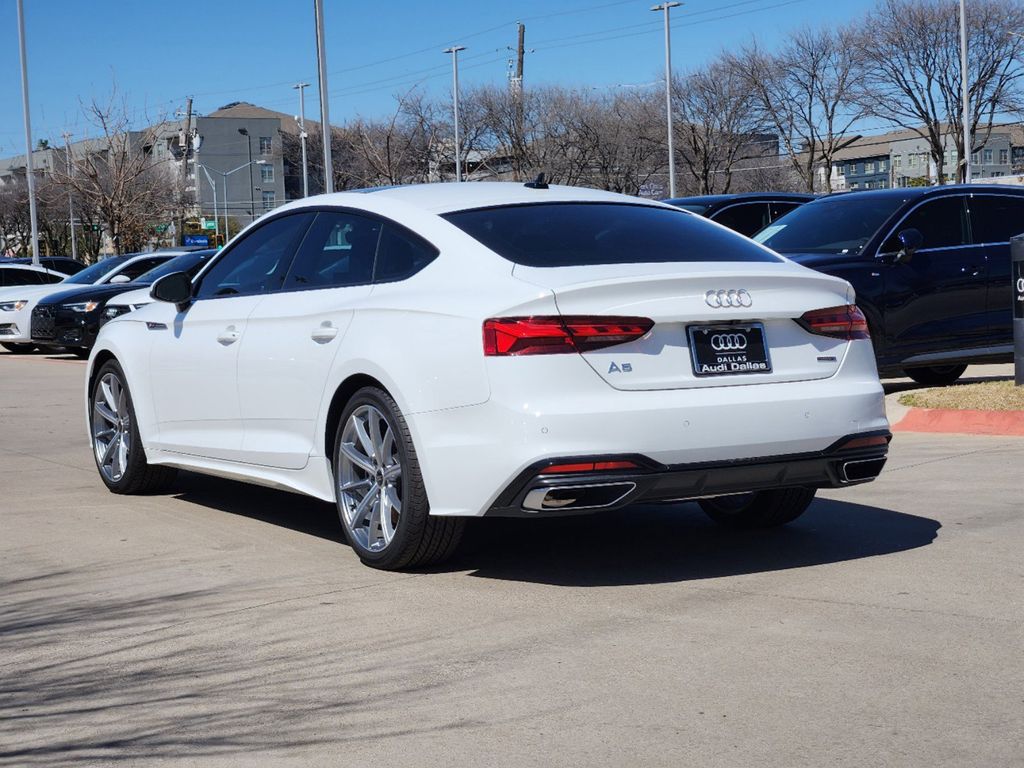 new 2025 Audi A5 Sportback car, priced at $51,980