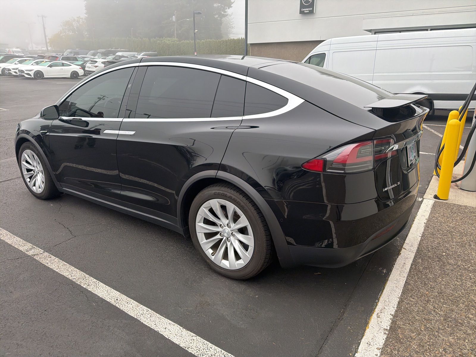 used 2018 Tesla Model X car, priced at $27,498
