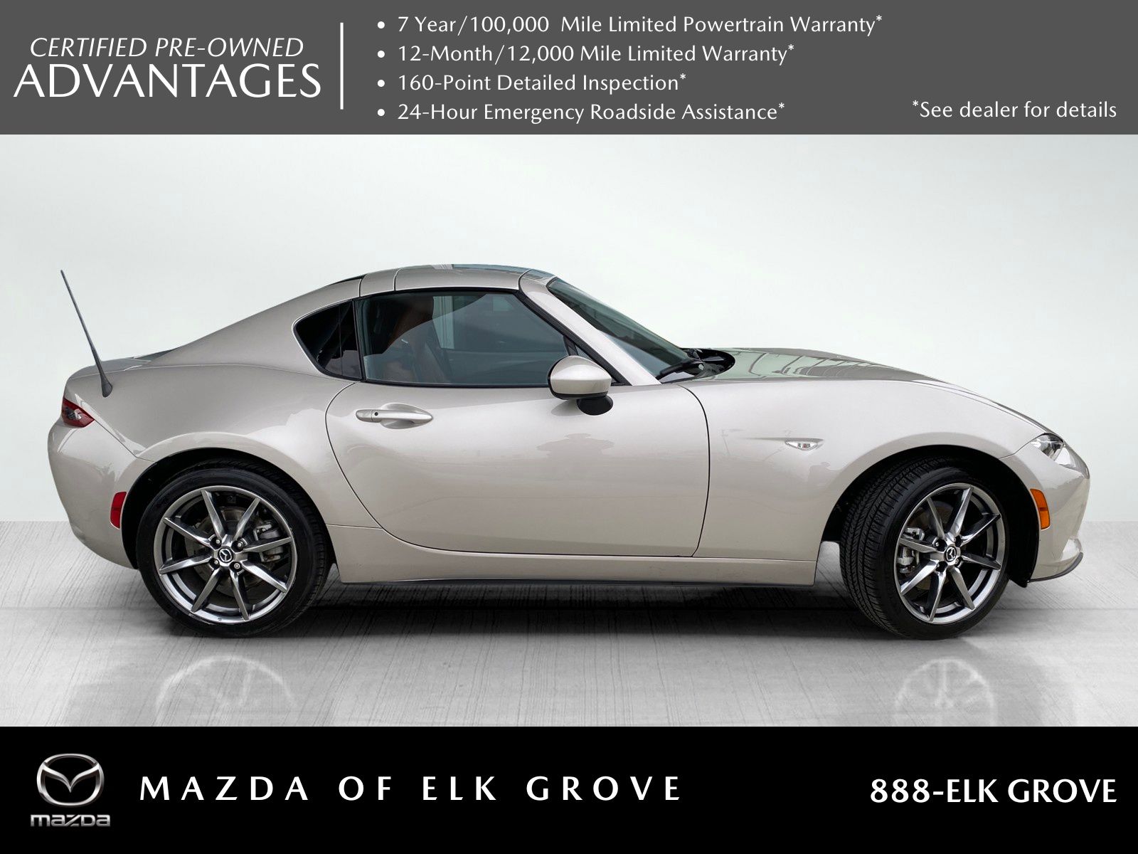 used 2022 Mazda Miata RF car, priced at $27,711