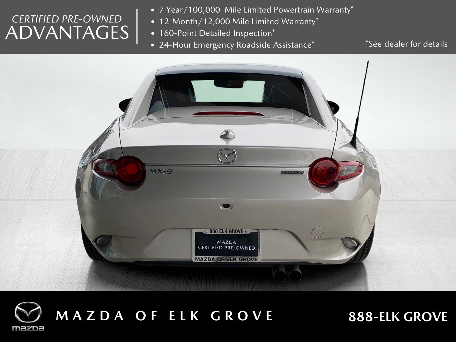 used 2022 Mazda Miata RF car, priced at $27,711