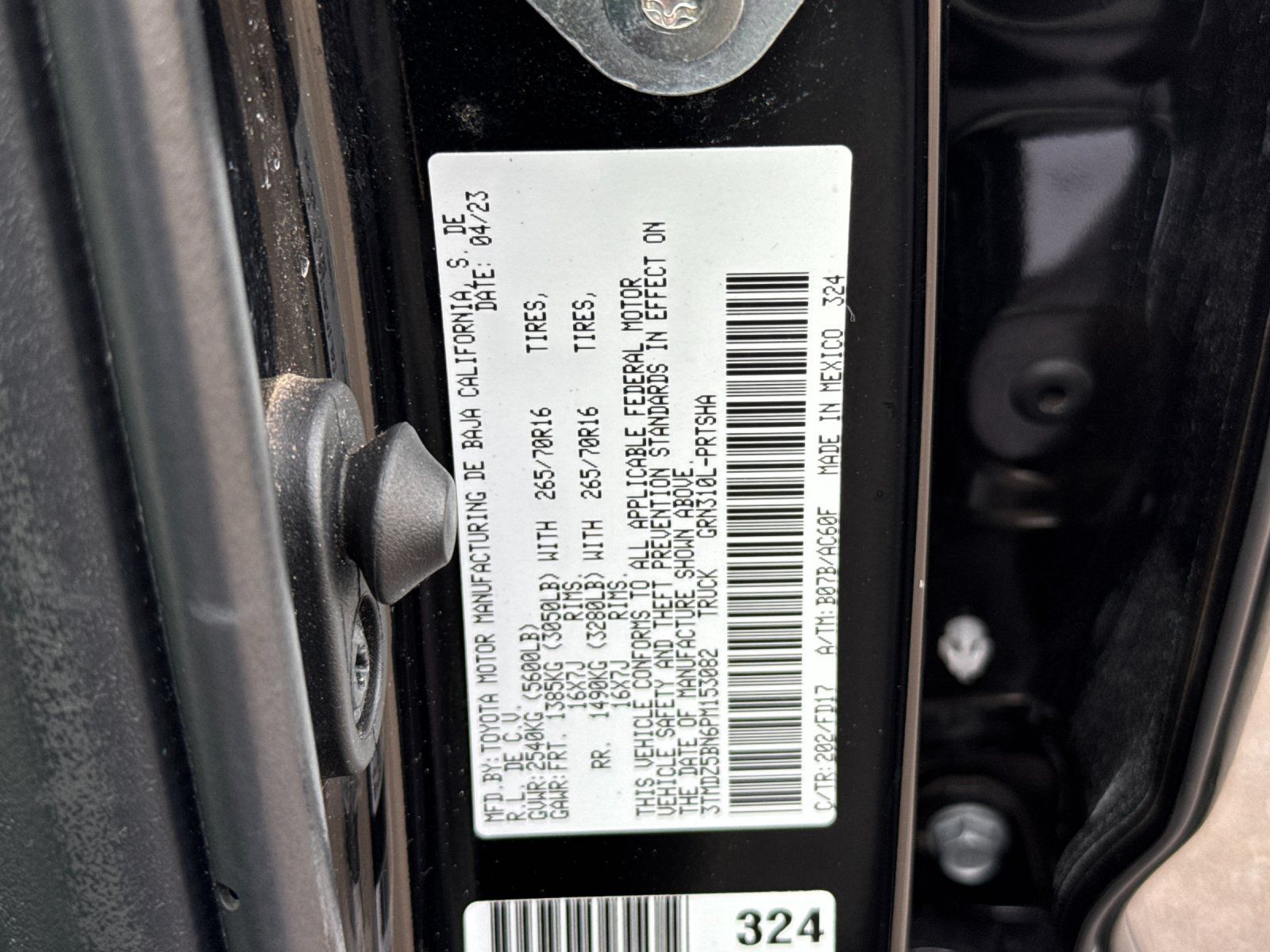 used 2023 Toyota Tacoma car, priced at $36,998